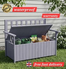 Garden Bench Storage Seat