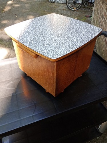 Mid century wooden sewing - century,