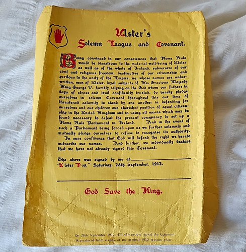 Ulster solemn league and - ulster’s,