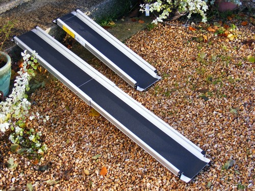 Pair 7ft telescopic ramps - pair,