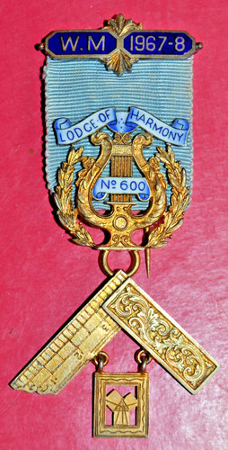 Masonic past master jewel - masonic,