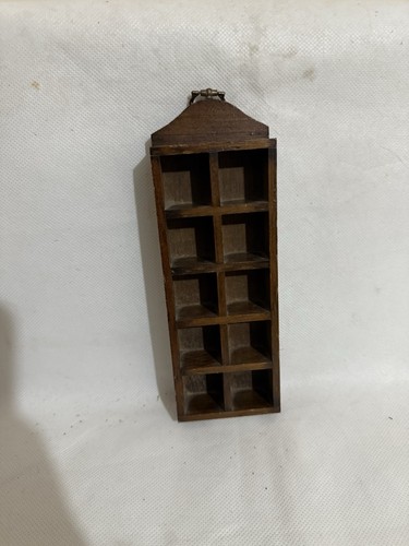Thimble display case wooden - thimble,