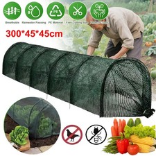 Garden Grow Tunnel Allotment Cloche Mesh Net Plant Vegetable Cover Protector 3m