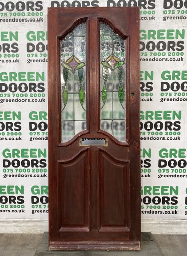 Stained glass front - front, door