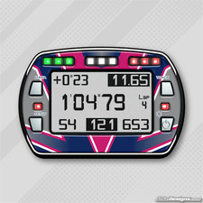 KOSMIC 2015 STYLE ALFANO PRO III EVO GEL STICKER - KARTING