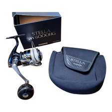 Shimano Stella SW 6000HG JAPAN Yumeya carbon knob Saltwater Spinning Reel VGood+
