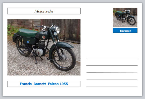 Motorcycles francis barnett - -,