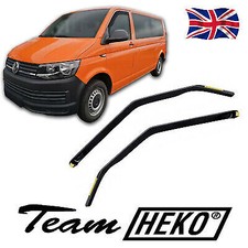 Wind Deflectors Fits VW T5 T6 Mulitvan Transporter 2003-2019 2-Pcs Set Heko