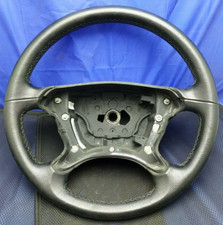 Mercedes Steering Wheel W209 CLK R230 SL Black Leather 2304600503 9E37