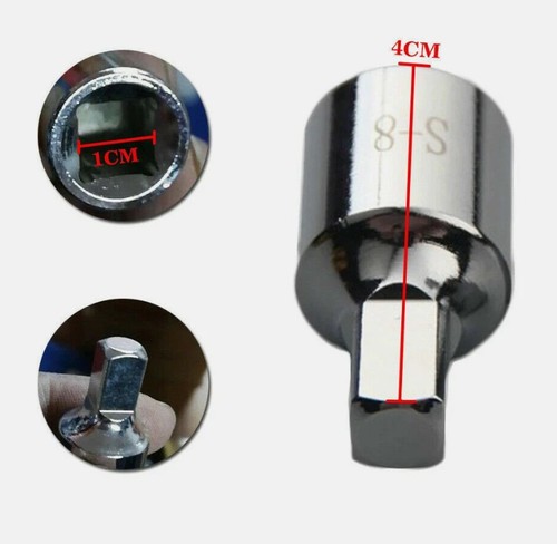 8mm square oil sump drain - sump,