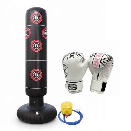 Kids inflatable punch bag with - bag,