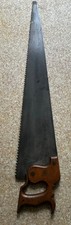 Old / antique hand saw. G.H