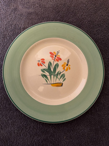 Antique minton bread plate - antique,