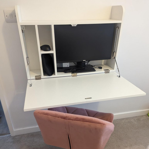 Wall mounted computer desk - mounted,