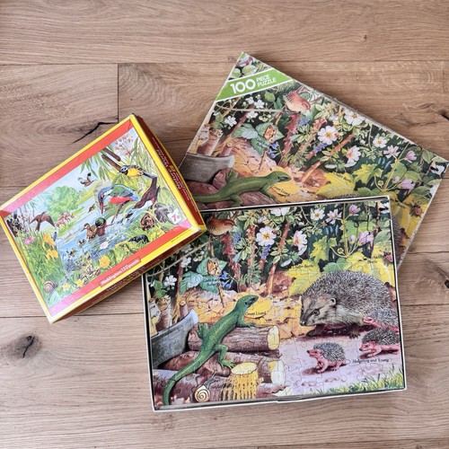 Vintage jigsaw puzzles 2pcs - jigsaw,