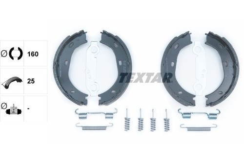 Brake shoe set parking - brake,