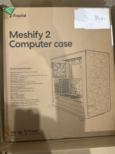 Fractal design meshify - meshify, black