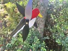 Whirligig Woodpecker wind spinner