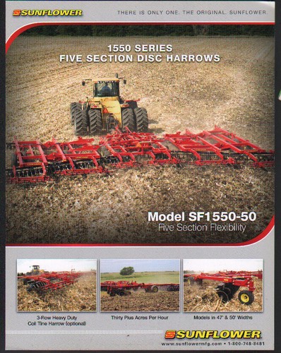 Sunflower 1550 series disc - "1550,