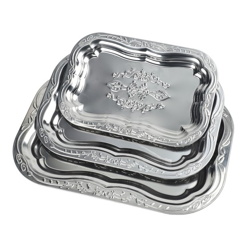 Silver cutlery tray set 3 - set,