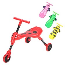 Scuttlebug 3-Wheel Foldable Ride-On Tricycle for 1-3 Year Old Boys and Medium