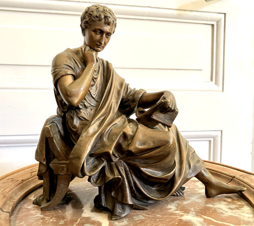 Antique roman bronze - roman, sculpture