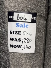 Grey Twist Carpet Remnant 