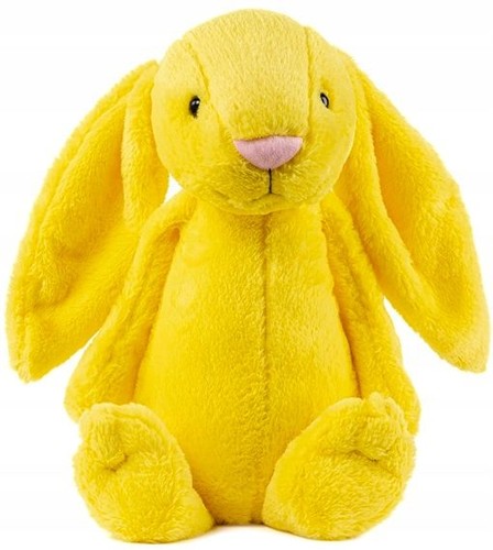 Large yellow rabbit teddy - yellow,