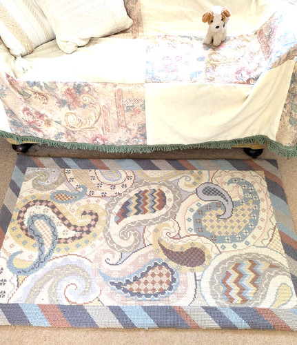 Hand made needlepoint tapestry - hand,