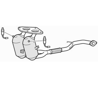 Exhaust close coupled - close,