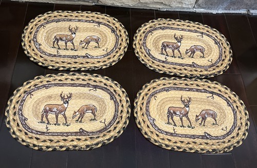 Whitetail deer woven - deer,
