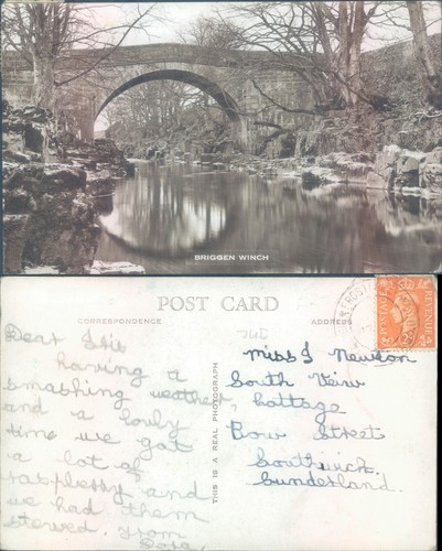 Stone arch bridge over river - stone,
