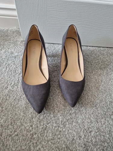 Ladies suede shoes - suede, kitten