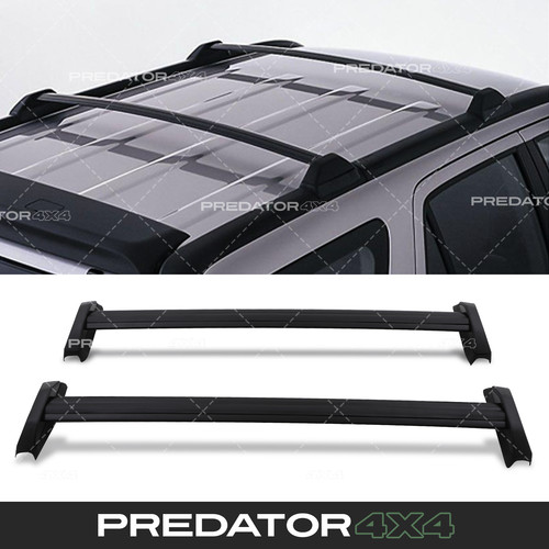 Black full length luggage roof - black,