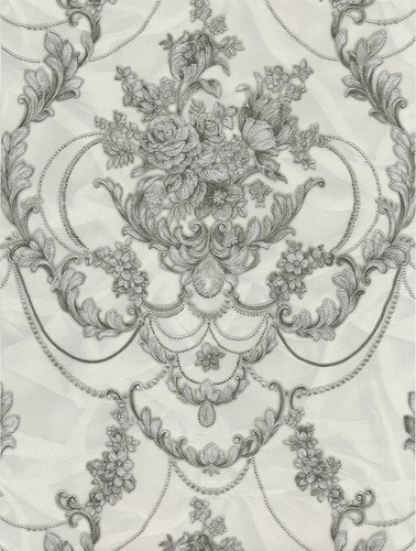 Perla floral damask wallpaper - perla,