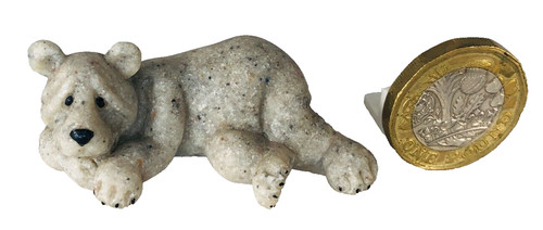 Polar bear stone - polar, ornament
