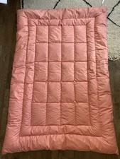 Pink Satin Feather & Down