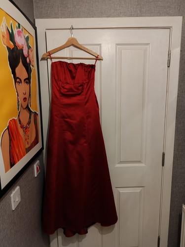 Debut debenhams red satin ball - debut,