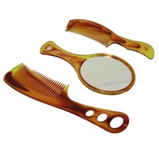 Comb and Mirror Set of 3 Hair