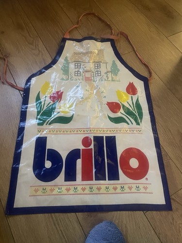 Vintage pvc brillo apron - vintage,