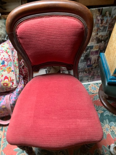 Set upholstered victorian - set, 6