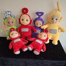 Teletubbies Bundle of 6 Soft Plush Toys CBeebies See Description