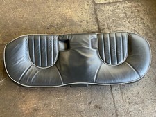 Rover 75 // MG ZT Saloon Rear Seat Base (Black Leather with Smokestone Piping)