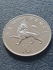 1971 PROOF 10p Crowned Lion