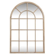Washed Wood Arched Window