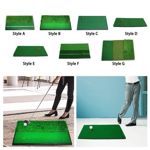 Golf hitting mat driving - hitting,