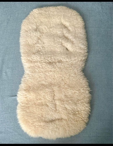 Baby sheepskin pram cot liner - sheepskin,