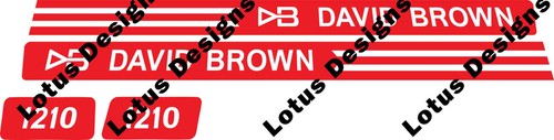 David brown 1210 tractor - brown,