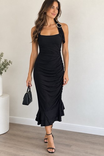 Karen millen black halterneck - karen,