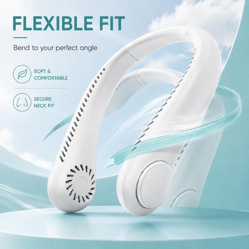 Portable neck fan - portable, rechargeable